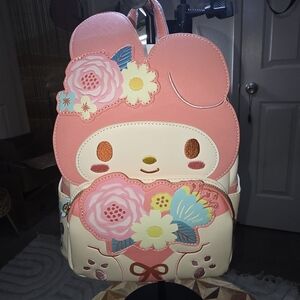 🐱 NWT Disney Loungefly Sanrio My Melody Backpack